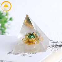 pyramide d’orgonite en silicone∣ Zenbienetre.com
