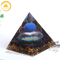 pyramide d’orgonite en silicone∣ Zenbienetre.com