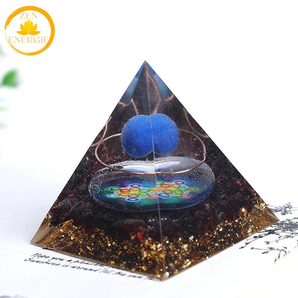 pyramide d’orgonite en silicone∣ Zenbienetre.com