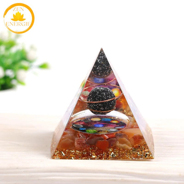 pyramide d’orgonite en silicone∣ Zenbienetre.com