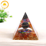 pyramide d’orgonite en silicone∣ Zenbienetre.com