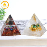 pyramide d’orgonite en silicone∣ Zenbienetre.com