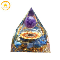pyramide en gravier de cristal naturel∣ Zenbienetre.com