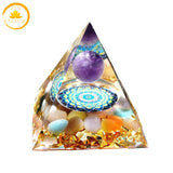 pyramide en gravier de cristal naturel∣ Zenbienetre.com