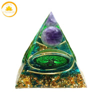 pyramide en gravier de cristal naturel∣ Zenbienetre.com