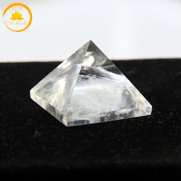 pyramide en cristal de roche naturel∣ Zenbienetre.com