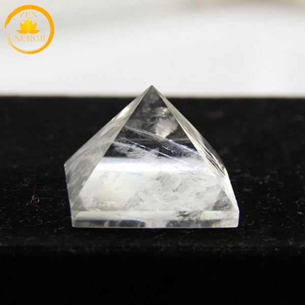 pyramide en cristal de roche naturel∣ Zenbienetre.com