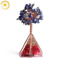 pyramide orgonite en arbre de vie∣ Zenbienetre.com