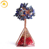 pyramide orgonite en arbre de vie∣ Zenbienetre.com
