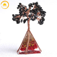pyramide orgonite en arbre de vie∣ Zenbienetre.com
