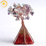 pyramide orgonite en arbre de vie∣ Zenbienetre.com