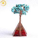 pyramide orgonite en arbre de vie∣ Zenbienetre.com