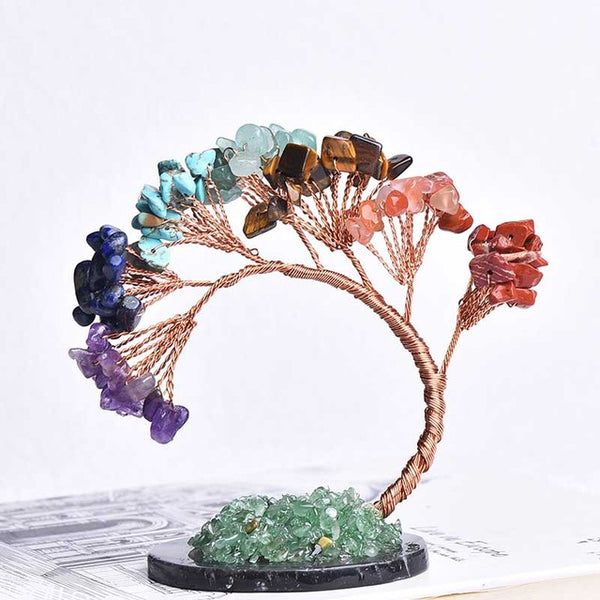 Arbre pierre naturel de cristal d'améthyste 💘