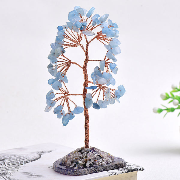 Arbre pierre naturel de cristal d'améthyste 💘