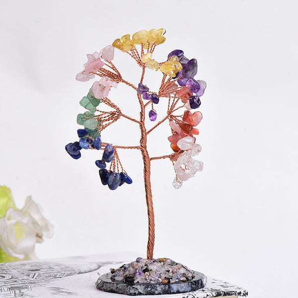 Arbre pierre naturel de cristal d'améthyste 💘