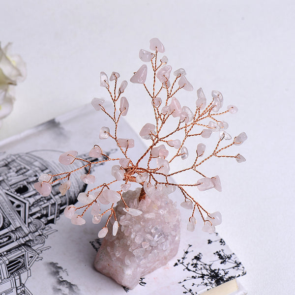 Arbre pierre naturel de cristal d'améthyste 💘