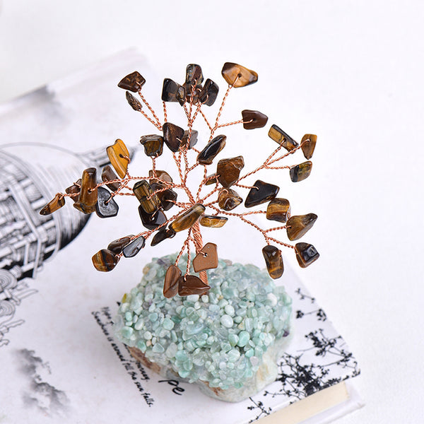 Arbre pierre naturel de cristal d'améthyste 💘